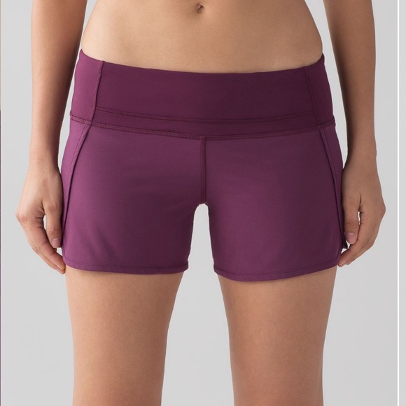 Lululemon Run Times 4” Inseam Shorts Size 6 Color Marvel - Picture 10 of 11